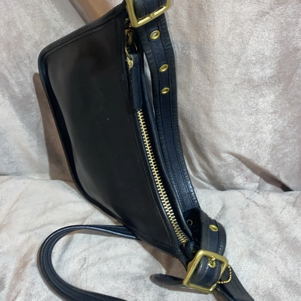 Coach Janice 9950 Black Leather Shoulder Bag